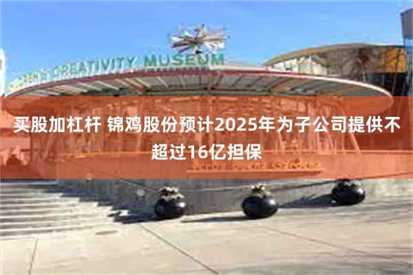 买股加杠杆 锦鸡股份预计2025年为子公司提供不超过16亿担保